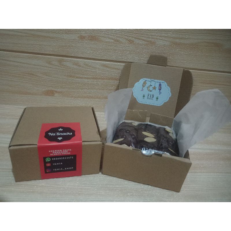 

hampers Brownies fudgy sekat