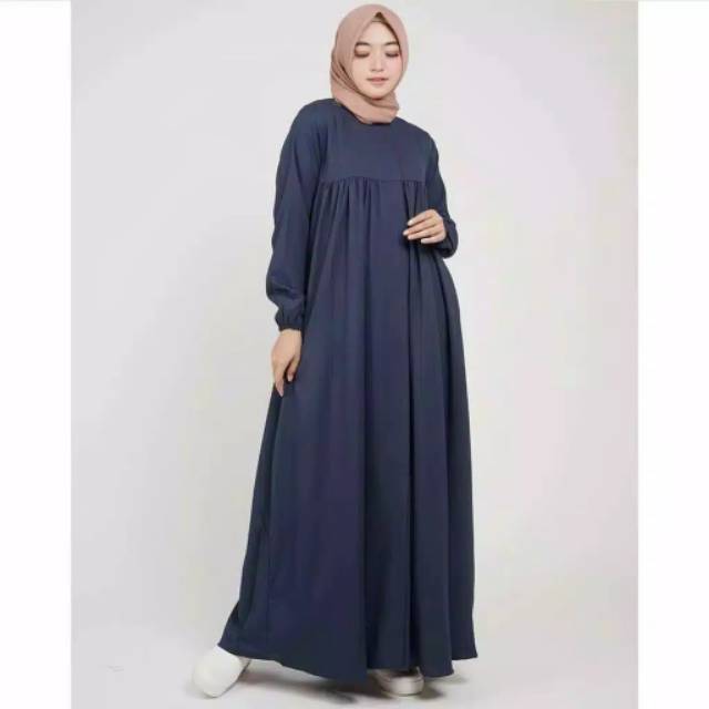 Naisa Dress Big Size Ukuran Size S M L XL 2XL 3XL 4XL XXL XXXL  XXXXL 2L 3L 4L 5L  Dress Wanita Jumbo Gamis Big Size Baju Korea Over Size