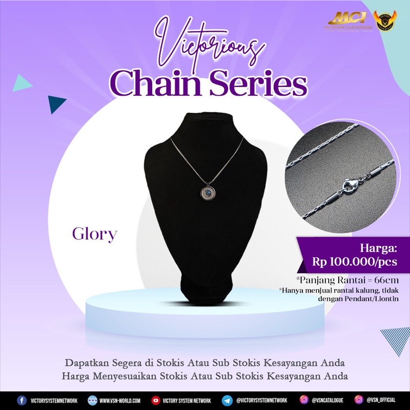 RANTAI KALUNG VSN MCI ORIGINAL ( Victorious achai  series )