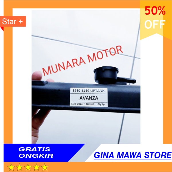 PROMO  UPPER TANK RADIATOR AVANZA. XENIA 1.3.  2004-2010