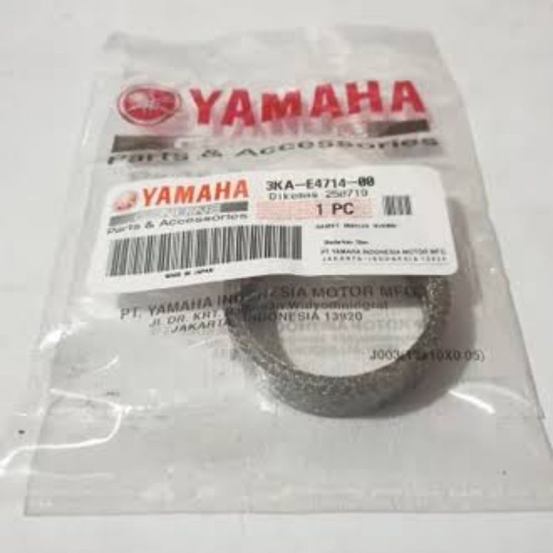 Paking tengah knalpot rxk original yamaha (3ka-e4714-00)