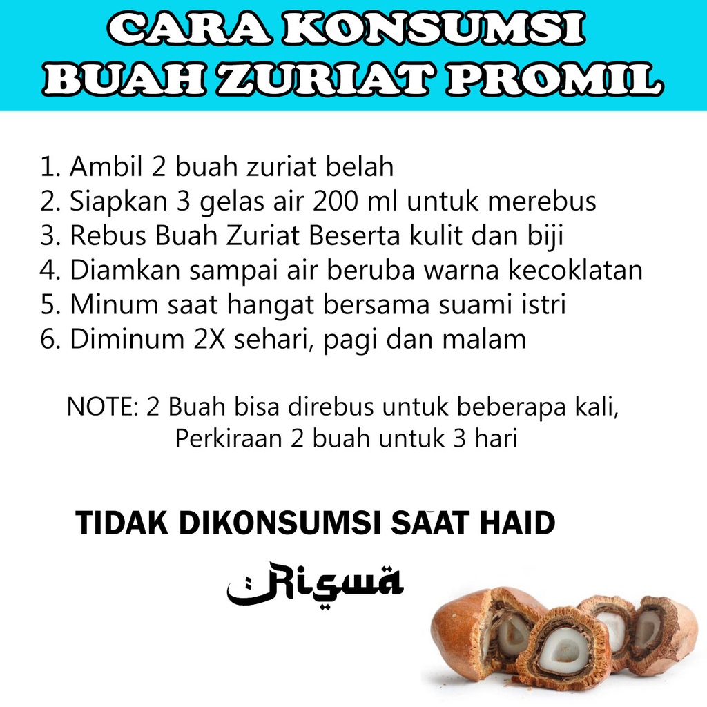 PROMIL SUAMI ISTRI BUAH ZURIYAT BELAH 1 KG UNTUK PROGAM HAMIL 100% ASLI Paket Zuriat Asli Mesir Dzuriat