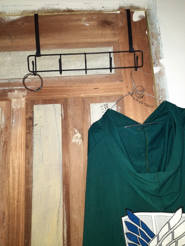 Guninco Kapstok Gantungan 5 Hook Pintu Baju Tas Serbaguna Multifunsi Cantolan Peralatan Alat Dapur 4