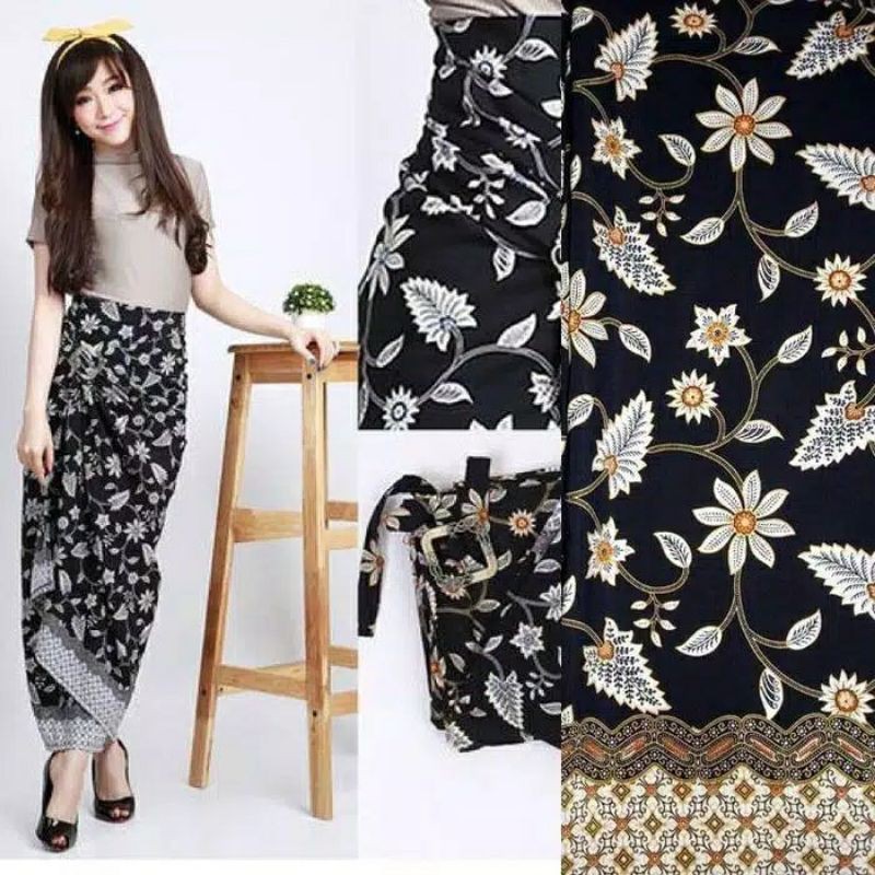 ROK LILIT / Rok lilit bawahan batik / Rok lilit songket / bawahan batik kebaya-LILI SILVER