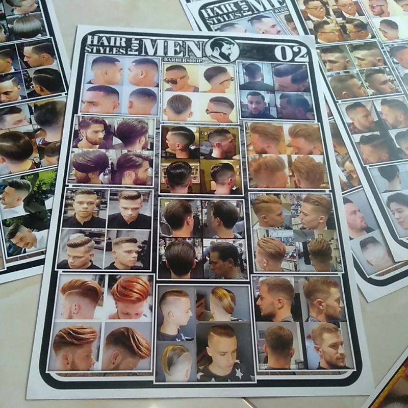 poster potong rambut barbershop
