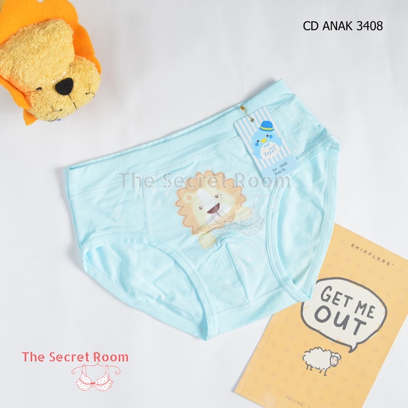 TALLY KIDS BOY 3408 | CD CELANA DALAM ANAK COWOK LAKI-LAKI SEGITIGA | BAHAN KATUN I SIZE M - XXL