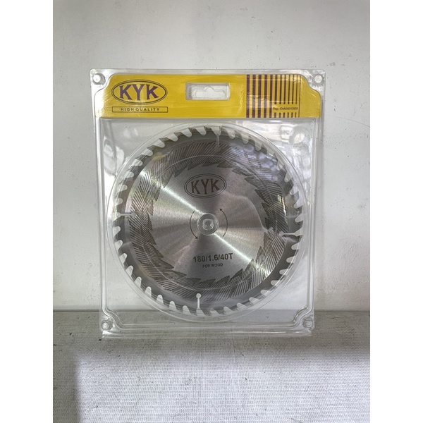 mata gergaji kayu 7 inch / mata gergaji kayu 7x40t kyk / mata circular saw kayu tct 7 inch kyk /