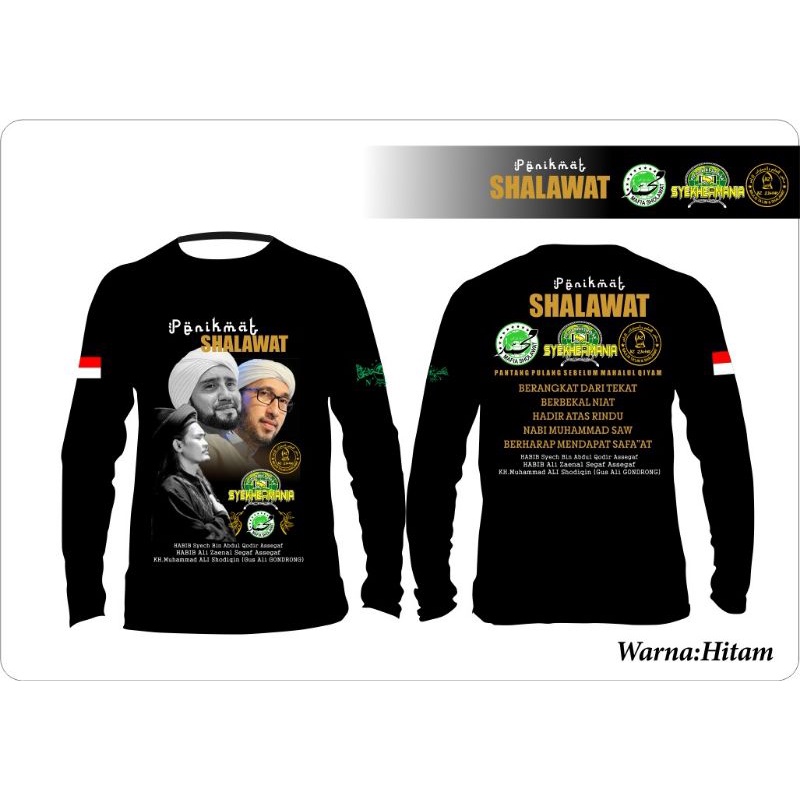 KAOS PECINTA SHOLAWAT-KAOS PENIKMAT SHOLAWAT
