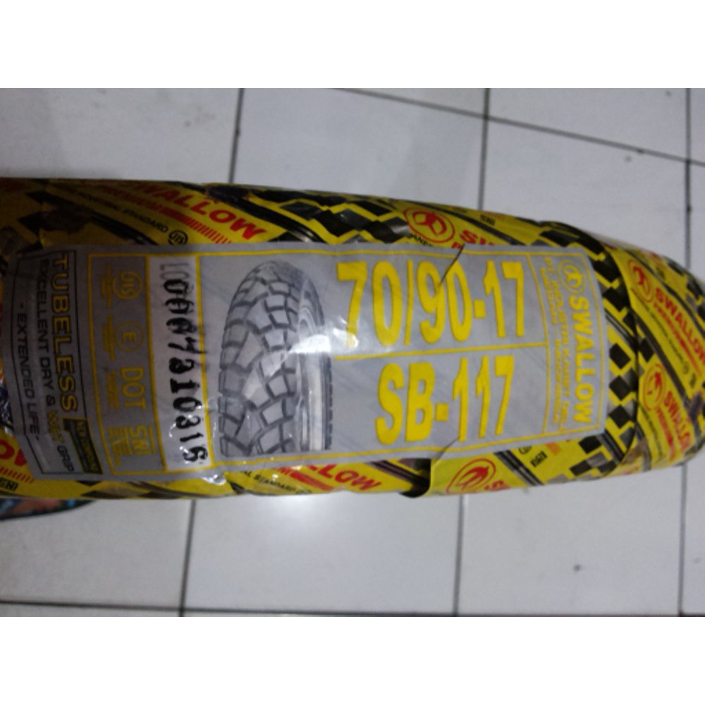 Ban Tubeless Swallow 70 90 17 SB117