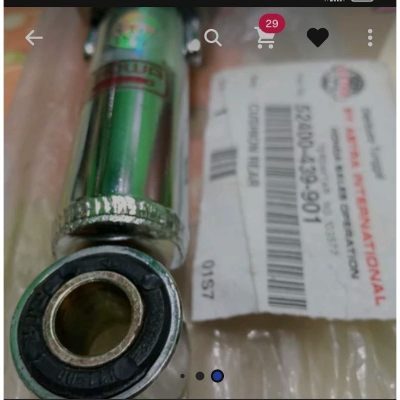 sok skok shok shock belakang Honda gl100 gl125 gl 100 125 ori original orisinil asli 52400-439-901