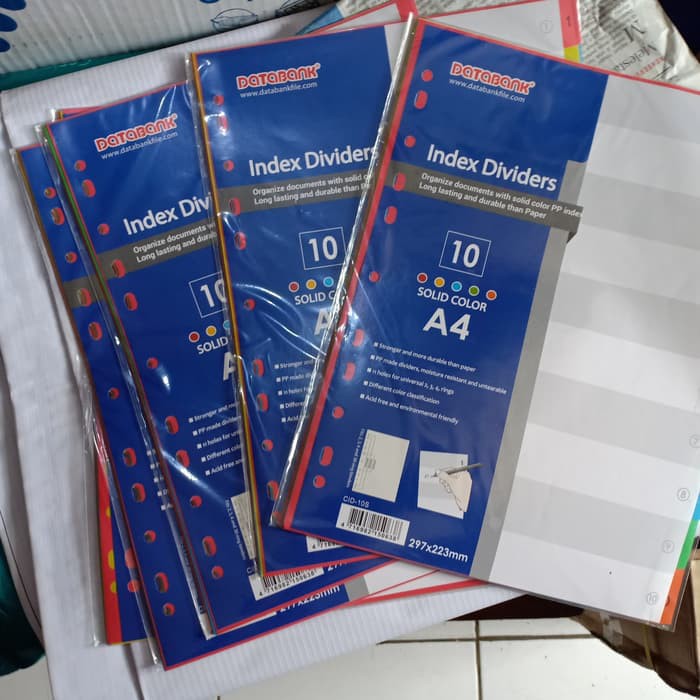 

Divider Index A4 10 by Databank
