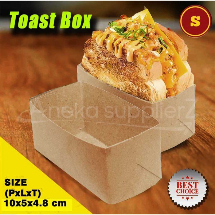 

Kotak Dus Roti Bakar | KRAFT COKLAT (100 PCS)