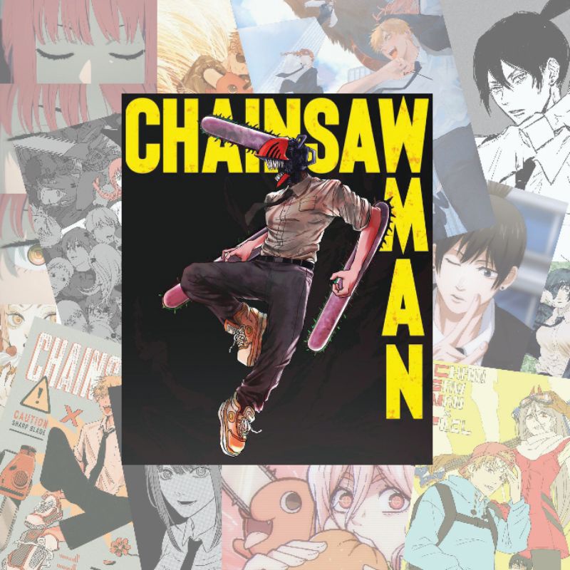 

stiker/sticker/ stiker anime/ sticker anime chainsaw man