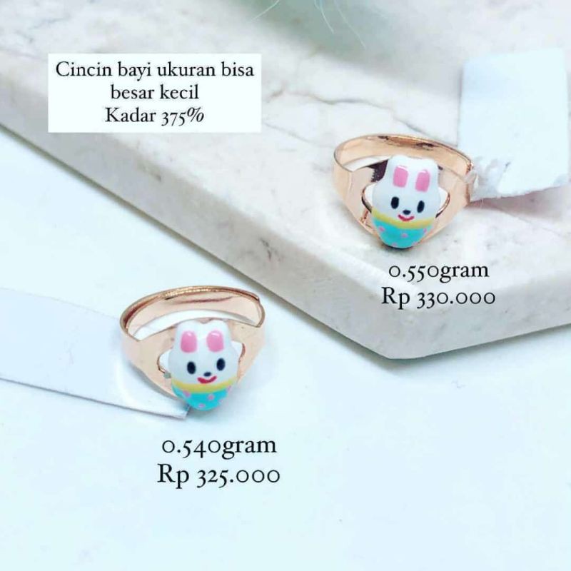 cincin bayi Emas Jakarta kadar 375%