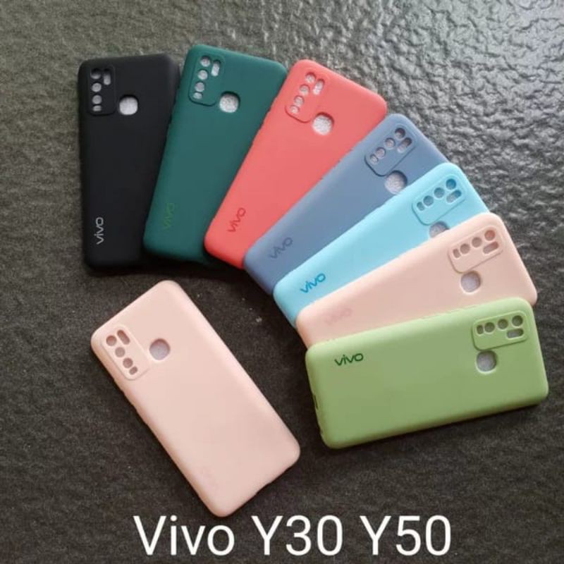 Case Vivo Y30 Y30i Y50 ( 6 model ) soft softcase sofshell silikon cover casing kesing housing