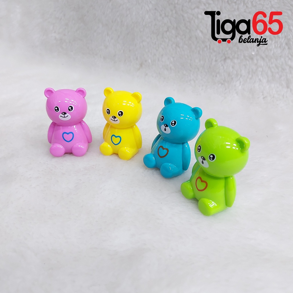 365  Rautan Sharpener #40631 bentuk rautan Tajam Dengan Hasil Yang Runcing Karakter Anak Lucu / Serutan Ecer