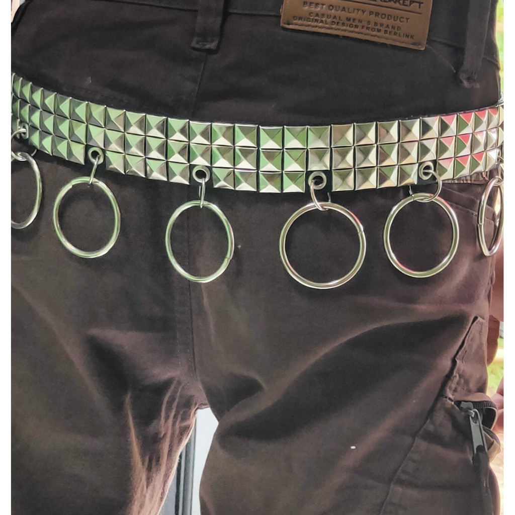 SABUK PUNK SPIKE PYRAMID FULL RING