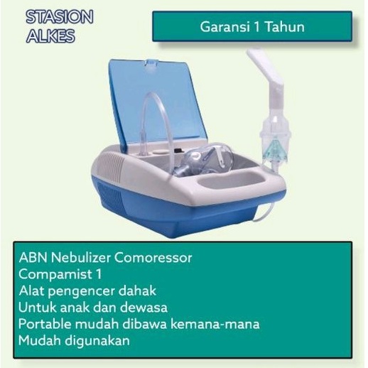 Nebulizer - Alat Uap - Pengencer Dahak - ABN CN-07/CN-09 Dewasa dan Anak