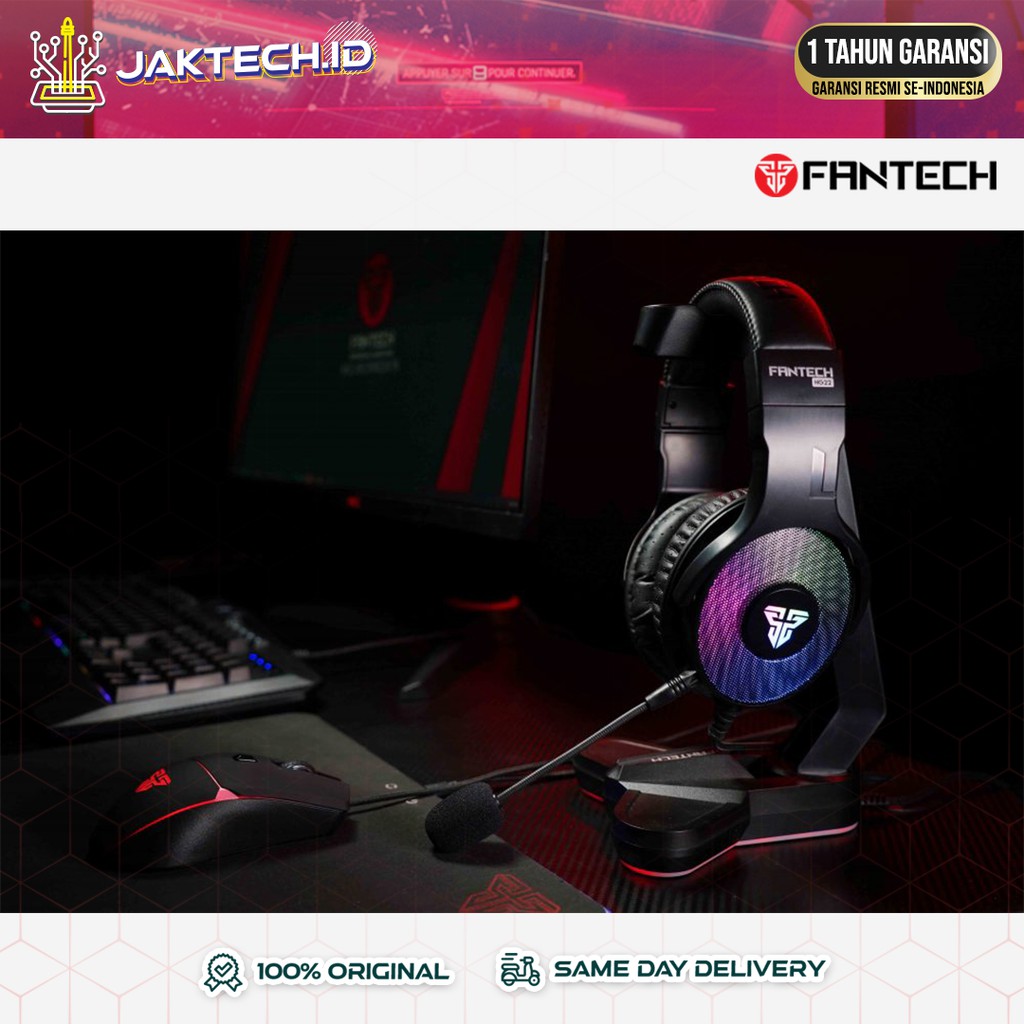 Fantech HG22 Fusion Headset Gaming RGB Surround 7.1 GARANSI RESMI