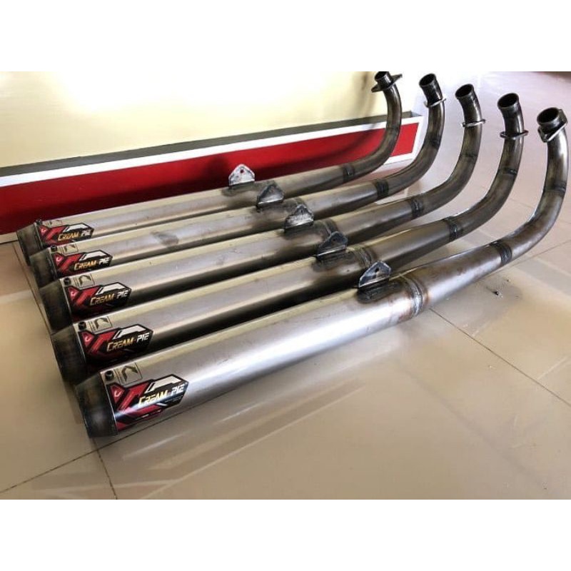 Knalpot Creampie Original Jogja RX King Galvanis Std Racing Original Racing jogja