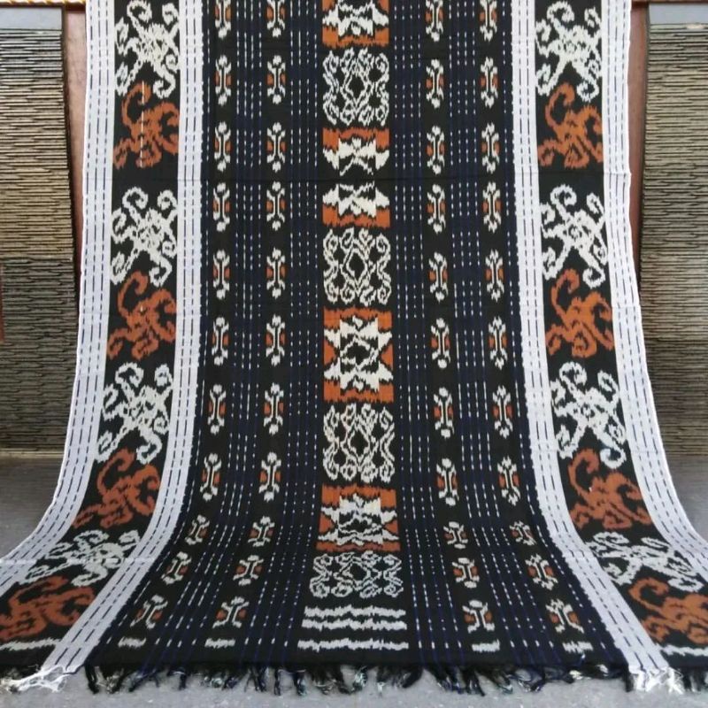 KAIN TENUN BLANGKET IKAT ETNIK TRADISIONAL ASLI TROSO JEPARA,KAIN BAHAN METERAN,KIMONO GENUN,OUTER T