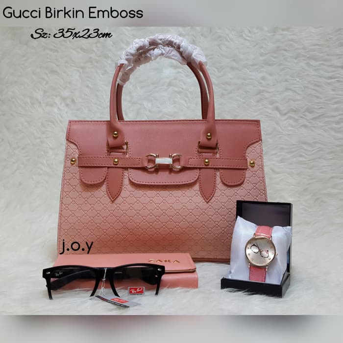 Tas Lokal/Tas Murah/Paketan Tas Murah/Paket 4in1 Gucci Birkin