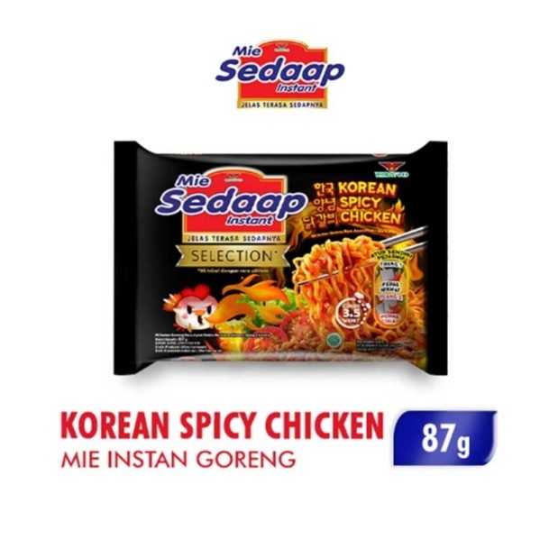 

Sedaap Mie Instant Goreng Selection Korean Spicy Chicken 87 gr