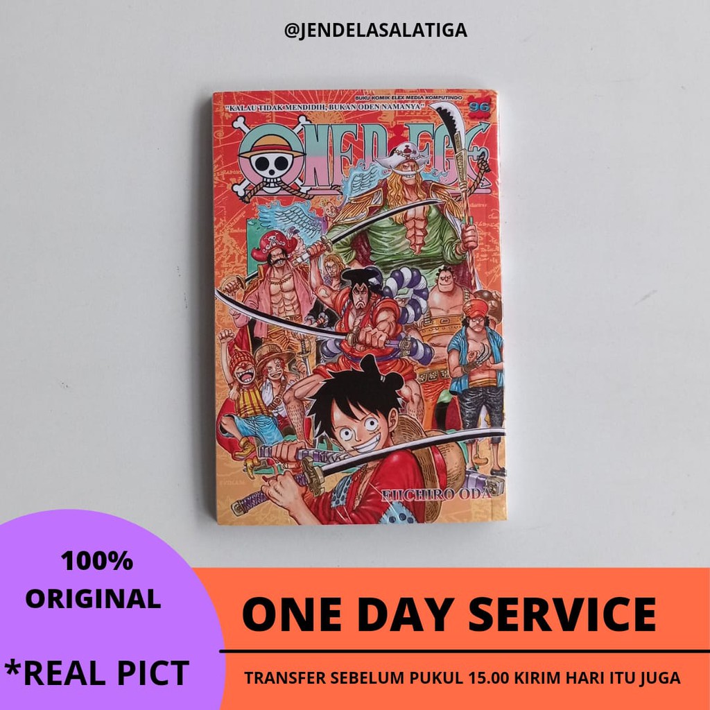 Ready Stock One Piece 96 Dan Koleksi Komik One Piece Eiichiro Oda Elexmedia Shopee Indonesia