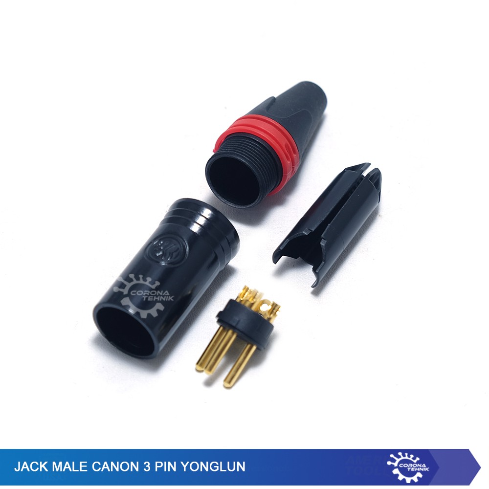 Yonglun - Jack Male Canon 3 Pin