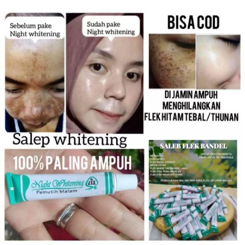 Night whitening SALEP FLEK DR LIZ /SALEB FLEK BANDEL 100% ORIGINAL