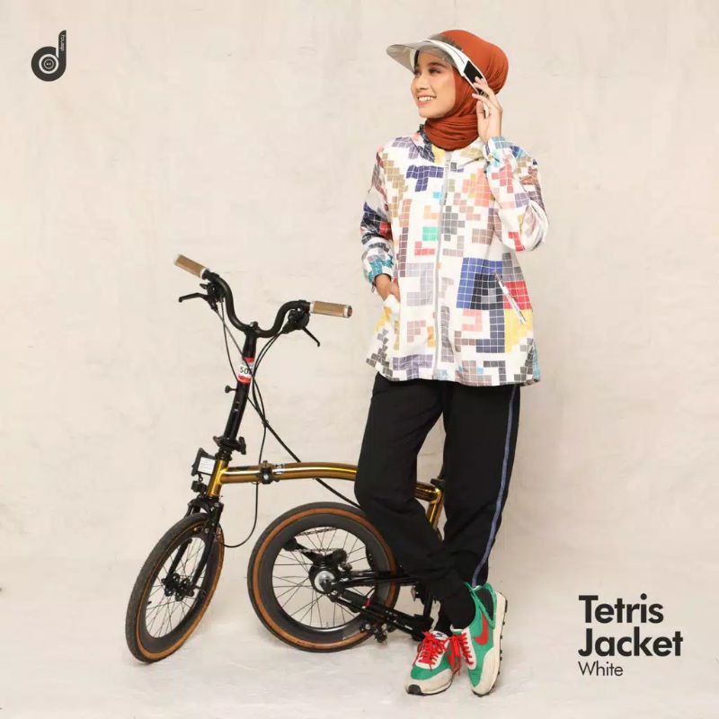 DEENAY JACKET TETRIS WHITE JAKET