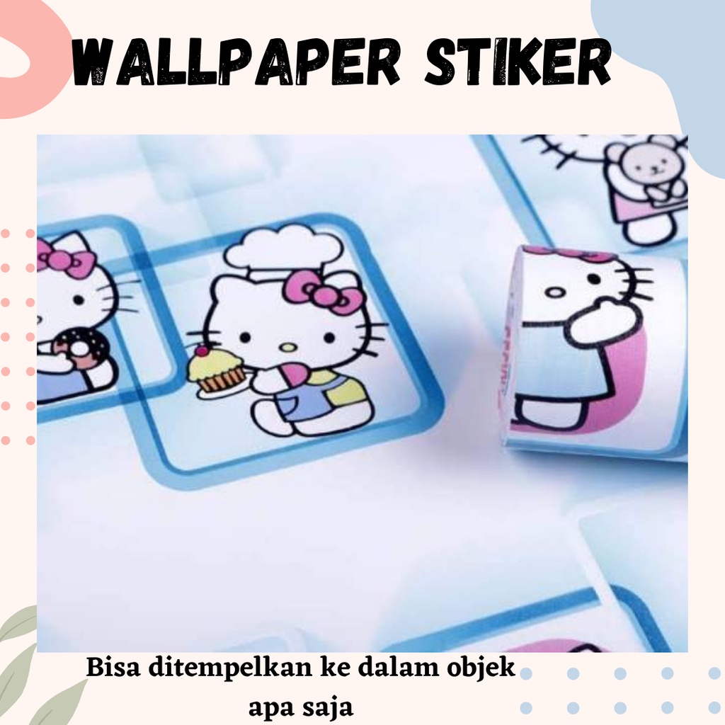 [3PCS 2KG] WALLPAPER DINDING / STICKER MOTIF 45cm x 10meter / RUANGAN TAMU RUANG TV KAMAR