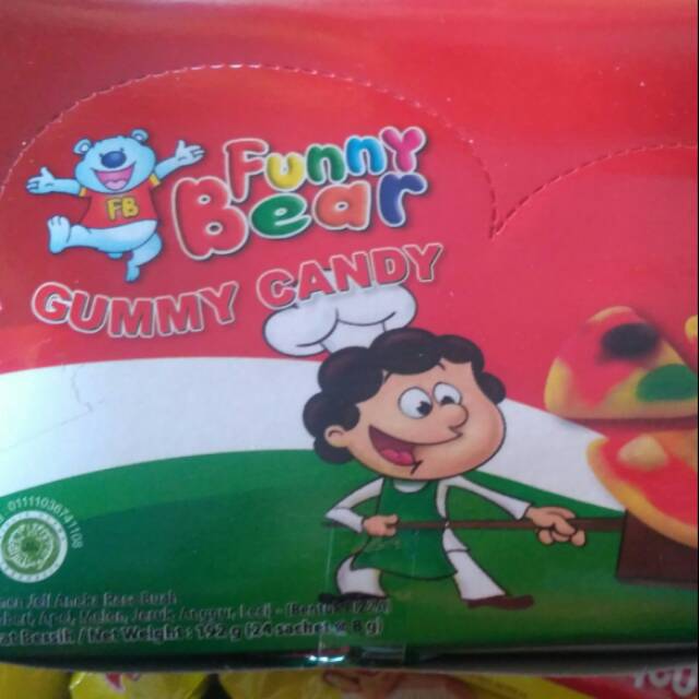 

Permen funny Bear Gummy