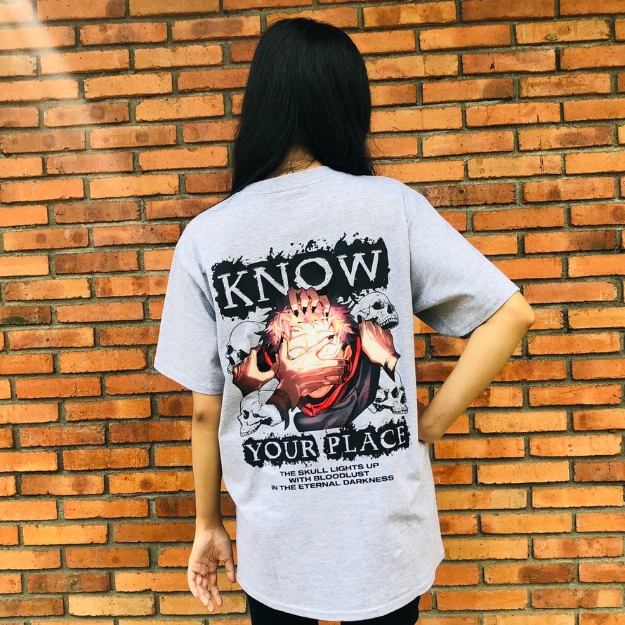 Kaos Yuji Sukuna Skull Anime Manga Jujutsu Kaisen Premium Unisex