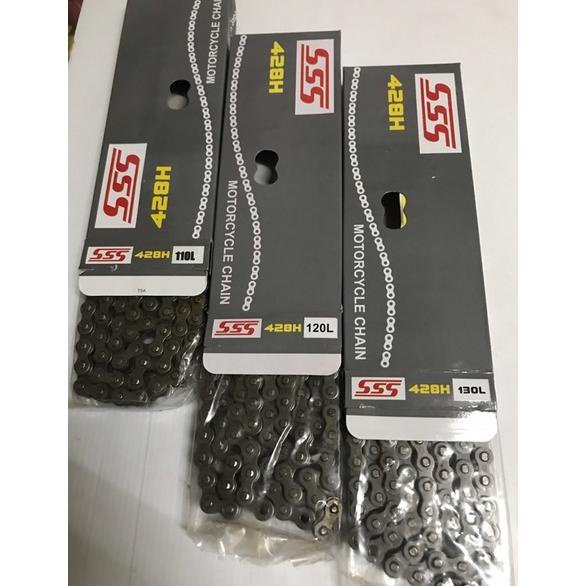 [[BISA COD]] Rantai CHAIN SSS 428H 110L 120L 130L HITAM MOTOR KLX DTRACKER WR155 CRF CBR150 CB150 VE