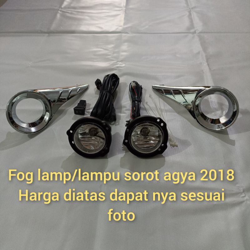 fog lamp/lampu sorot agya 2018