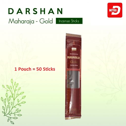 Dupa Hio India Aromaterapi Red Bathi Darshan Maharaja Gold 50' 1 Pack