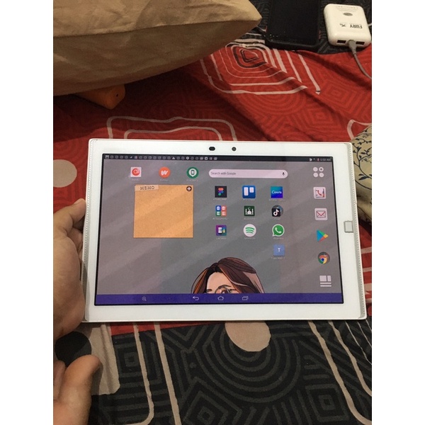 TAB Fujitsu Arrow F03G 4g LTE Ram 2Gb Rom 64 GB baterai 7840mah DOCOMO TABLET