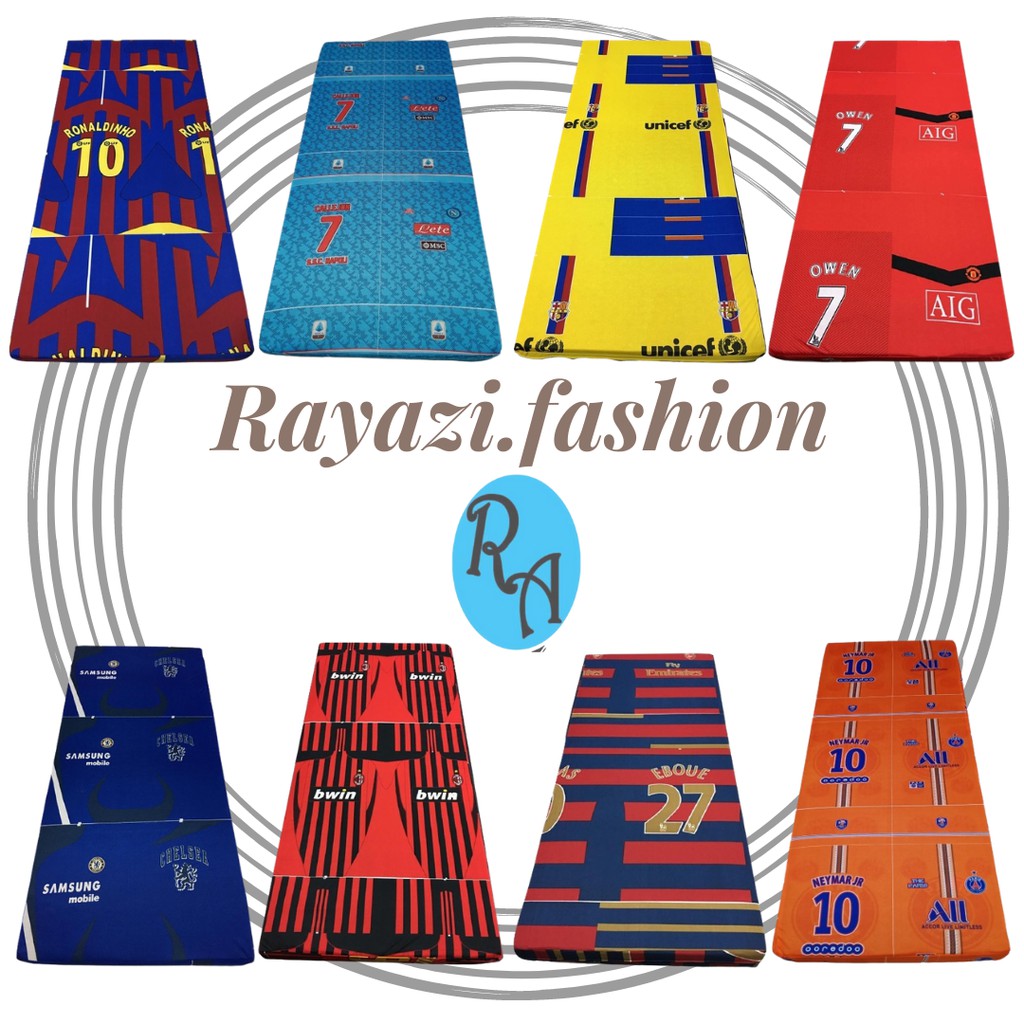 SPREI RESLETING MOTIF BOLA UKURAN BUSA NO. 1-4