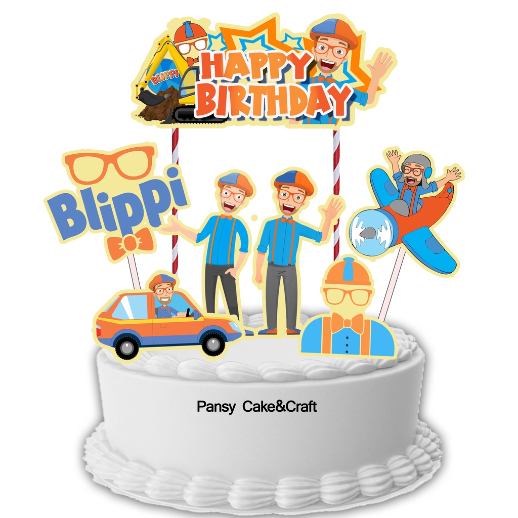 Cake topper Blippi big EKONOMIS