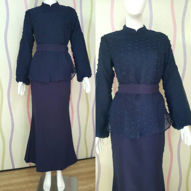 Preloved.. Gaun Pesta Muslimah/ Gamis Dress Tile Modern Raya Series