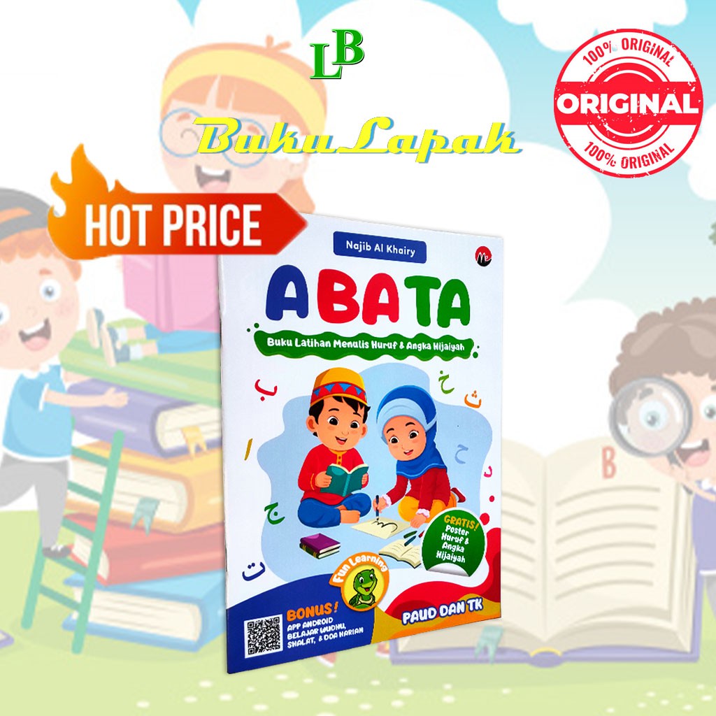 BUKU HIJAIYAH ANAK - ABATA LATIHAN MENULIS HIJAIYAH - POSTER HIJAIYAH - BUKU ISLAMI ANAK