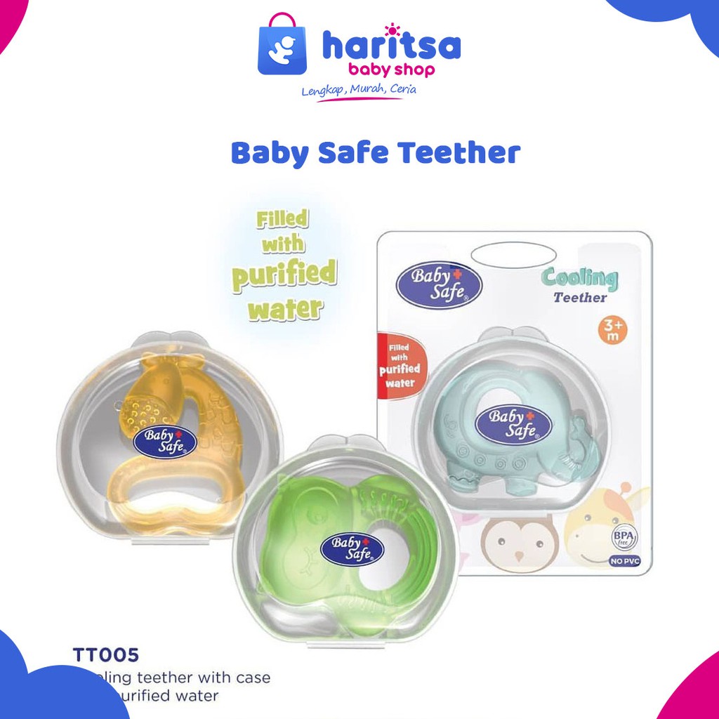 Babysafe Baby Safe Cooling Teether with case with purified water / Gigitan bayi teething