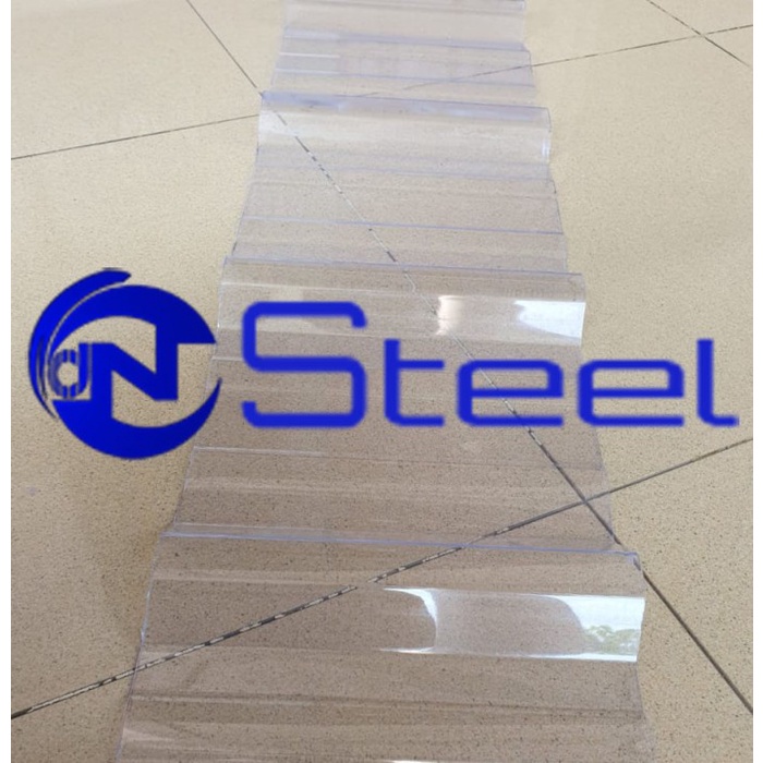 Atap Spandek Transparan Bening 0.40mm x 750 0.40 mm Pj 3M 4M 5M 6M