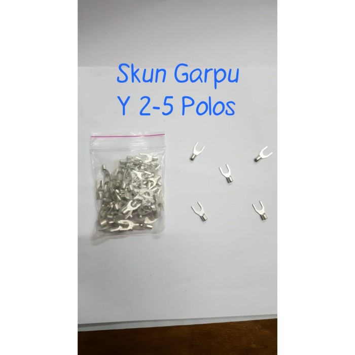 Skun Y 2-5 POLOS / Skun Kabel VY 2-5 / Skun Garpu / Skun U 2-5 Polos / Skun Polos Y 2-5 Non Isolated