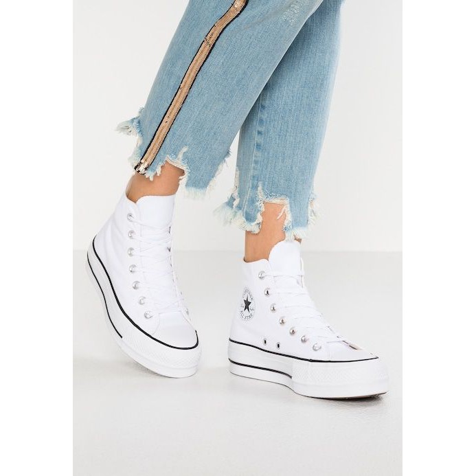 Sneakers Pria Wanita Converse Allstar 70s Chuck Taylor High Putih List Hitam Sepatu Murah Convers