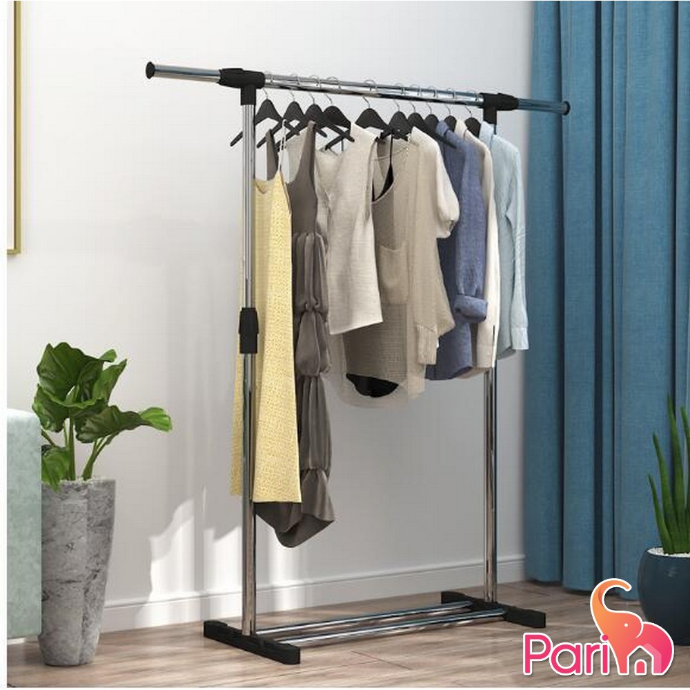 PARIM Stand Hanger Single Rak Baju Dekorasi Rumah Tangga Gantungan Baju Tanpa Roda PRM-111