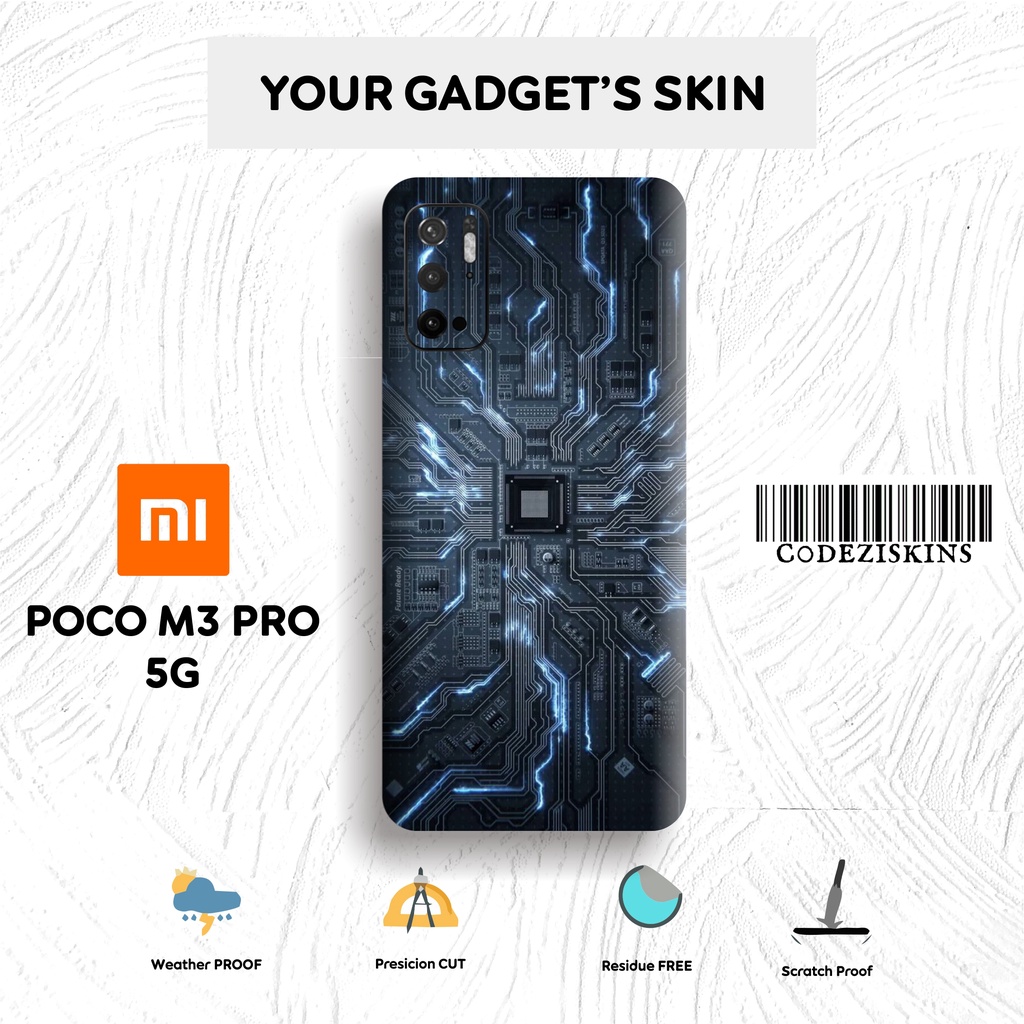 ISI2PCS XIAOMI POCO M3 PRO 5G GARSKIN BISA COD CUSTOM