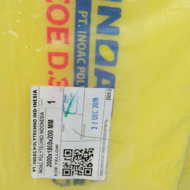 KASUR BUSA INOAC EOE D32 UK 200X180X30 CM