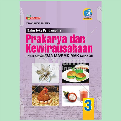 Buku Prakarya Dan Kewirausahaan Kelas Xii Sma Smk K13 Revisi Yrama Shopee Indonesia